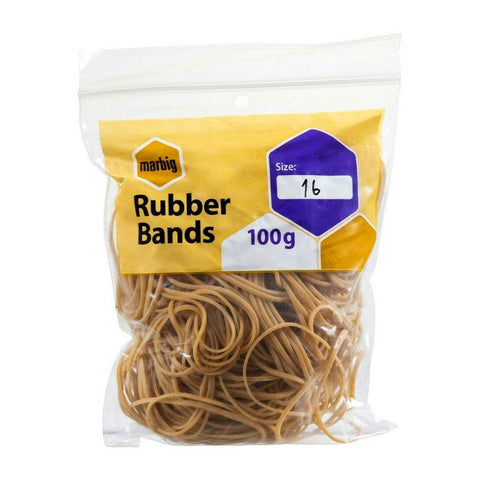 RUBBER BANDS SIZE 16 100GM