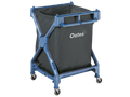 Oates Plastic Scissor Trolley with Bag (JC-176BL)