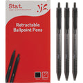 Stat 1.0mm Ballpoint Retractable Medium (Box of 12)
