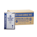 73L BLACK GARBAGE BAGS - 250/CTN
