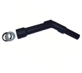 Cleanstar 32mm Black Plastic Bent End Piece