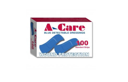 A-Care Detect Blue Band-Aid 100 Pack