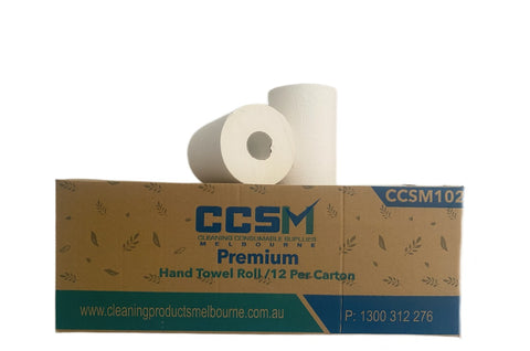CCSM PREMIUM WHITE ROLL HAND TOWEL