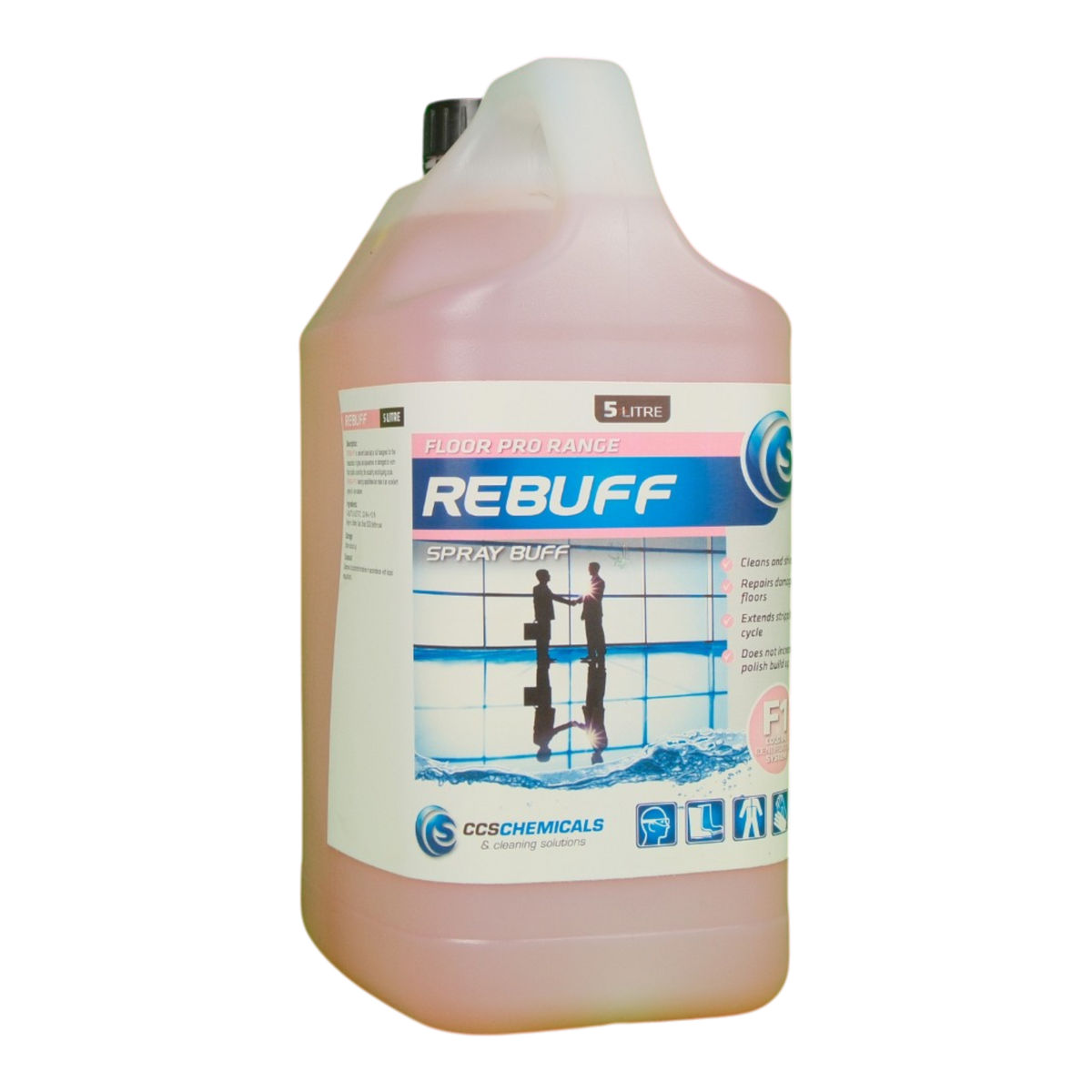 CCS Rebuff Spray Buff Solution | Floor Polish Maintenance | CCS ...