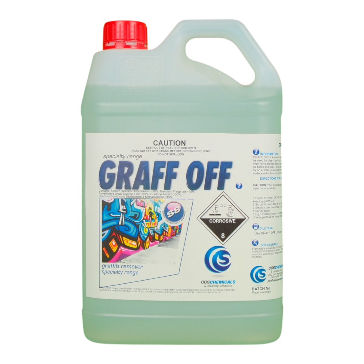 CCS Graff Off – Cleaning Products Melbourne