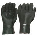 Paramount 27cm Green PVC Double Dipped Gloves (Individual Pair)