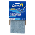 Oates Triple Action Microfibre Floor Mop Refill – Blue (MF-011)