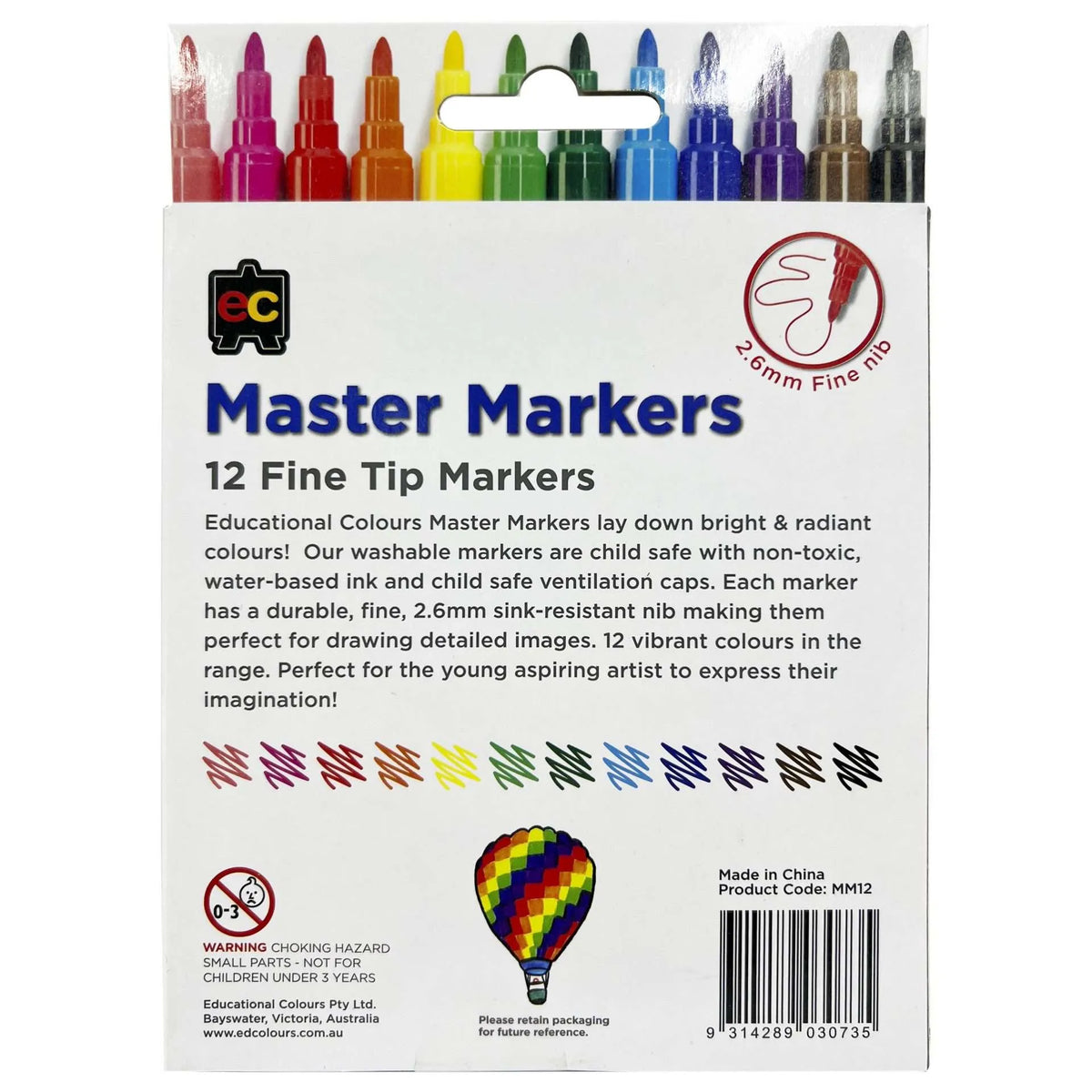 EC Master Mega Markers - Coloured