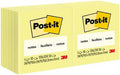 Post-it Canary Yellow Coloured Super Sticky Notes