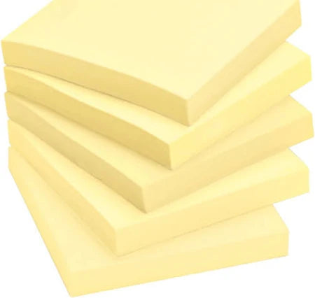 Post-it Canary Yellow Coloured Super Sticky Notes
