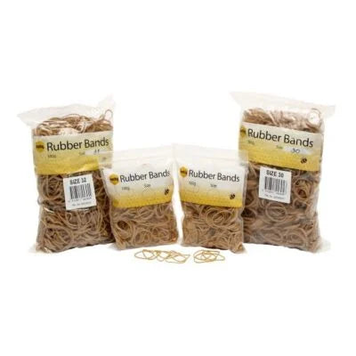 Marbig Rubber Bands No.16 100Gm In Zip Lock Bag