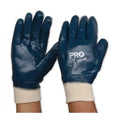 ProChoice SuperGuard Blue Full Dip Nitrile Gloves with Canvas Cuff – Size 10