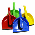 DUSTPAN & BRUSH SET PLASTIC - ASSORTED COLOURS