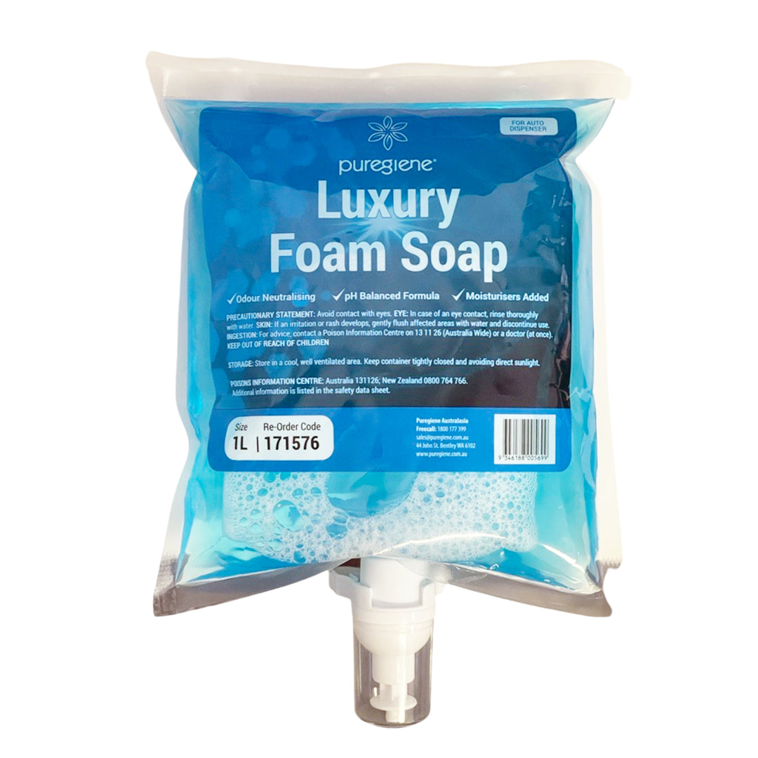Puregiene PUREGIENE® Luxury Foam Soap 1L - For Auto Dispenser – Cleaning Products ...