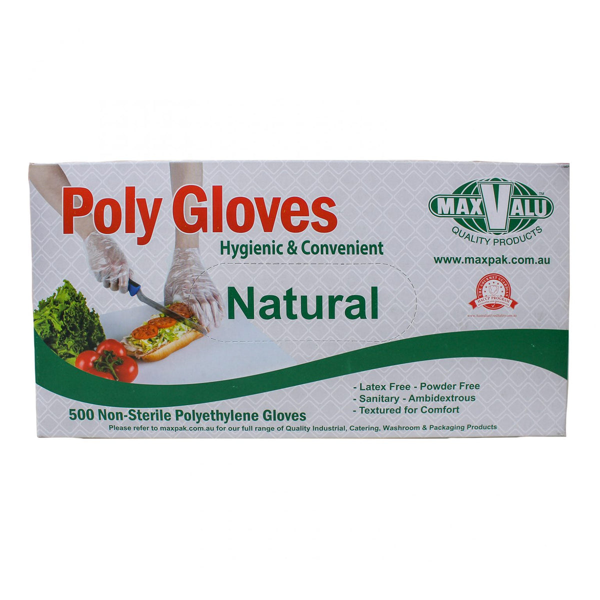 HANDCARE CLEAR POLY GLOVES CARTON