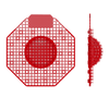 URINAL SCREENS - BERRY