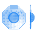 URINAL SCREENS - KIWI GRAPEFRUIT
